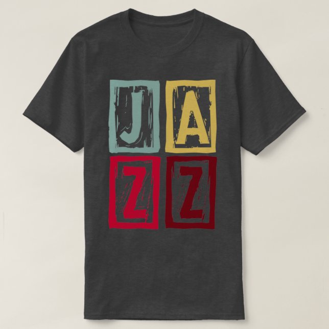 Jazz Retro 2 T-Shirt (Design vorne)