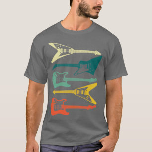 Jazz Retro Plektrum Vintag T-Shirt