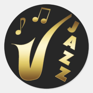 JAZZ RUNDER AUFKLEBER