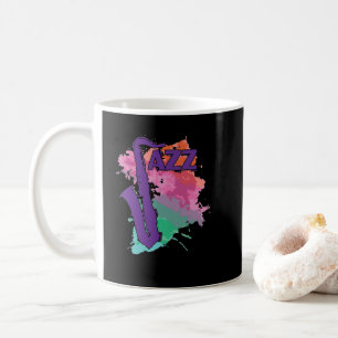 Jazz Saxophon Kaffeetasse