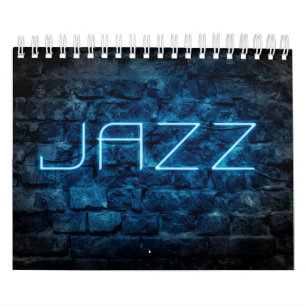 Jazz Scene Collection Showcase Wall Calendrier