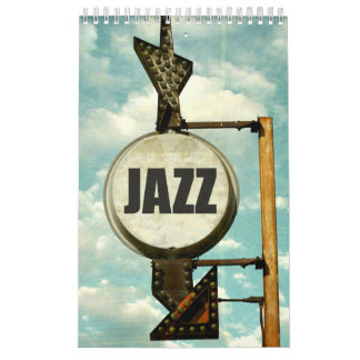 Jazz Scene Collection Showcase Wall Calendrier