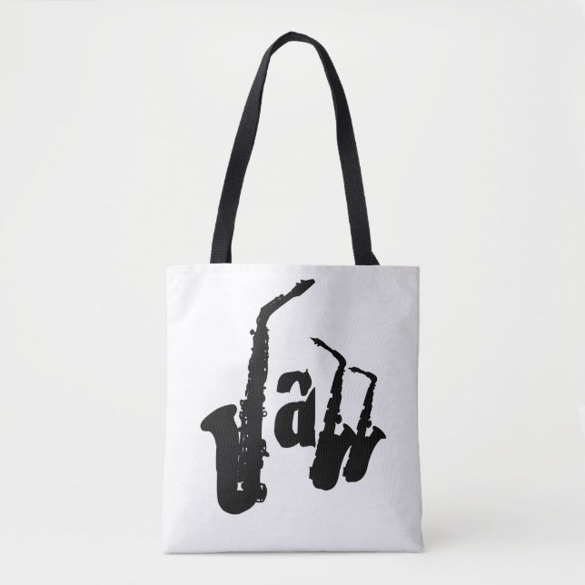 Jazz-schwarzes Saxophon wählen Ihre Tasche (Vorderseite)