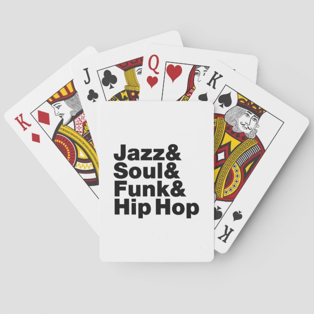 Jazz & Soul & Funk & Hip Hop Spielkarten (Rückseite)