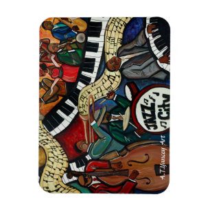 Jazz-Stadt erstklassiger Flexi Magnet