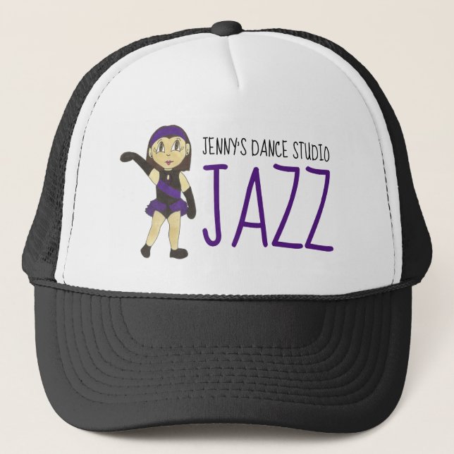 Jazz Tance School Studio Erwägungsgrund Tancer Leh Truckerkappe (Vorderseite)