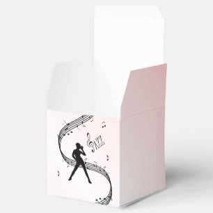 Jazz-Tanz Pinke Musik Geschenkschachtel