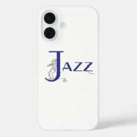 Jazz Trumpet Blue Phone Case