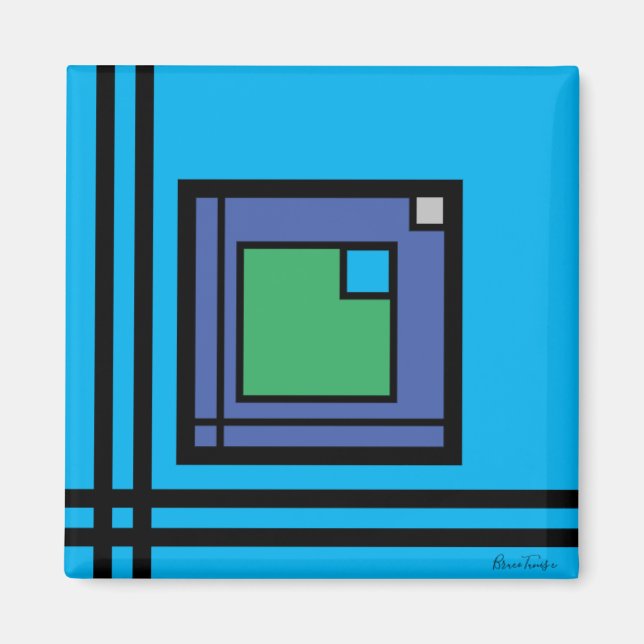 "Jazz" von Bruce Tunis Magnet (Vorne)