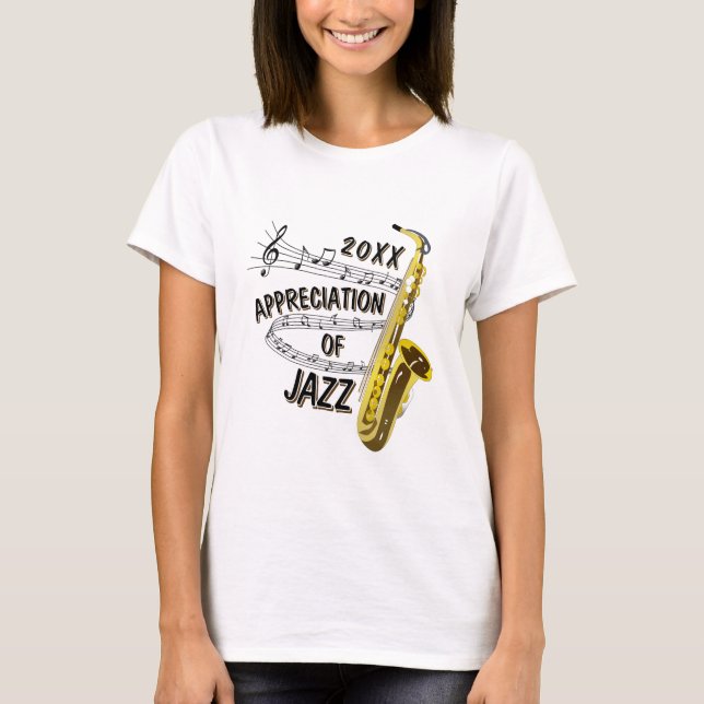 Jazz Wertschätzung T-Shirt (Vorderseite)