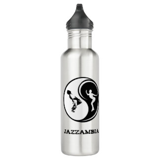 Jazzambia Yin Yang Bouteille d'eau 24 oz