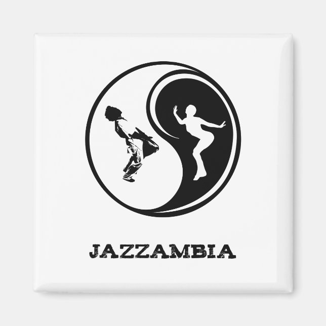 Jazzambia Yin Yang Magnet (Vorne)