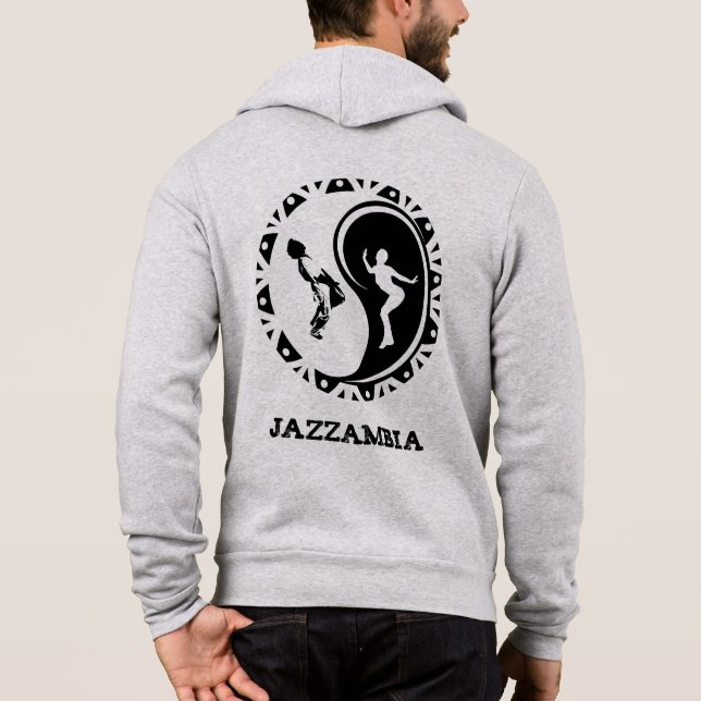 Jazzambia Yin Yang Zip Sweat - shirt à capuche (Dos)
