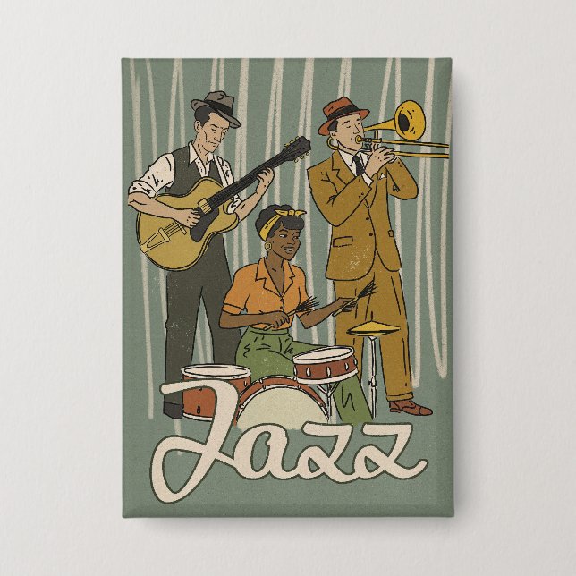Jazzband Button (Vorderseite)