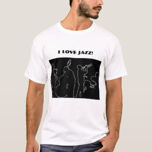 Jazzband I Liebe Jazz T-Shirt