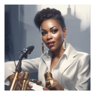 Jazzband-Musiker Fotodruck