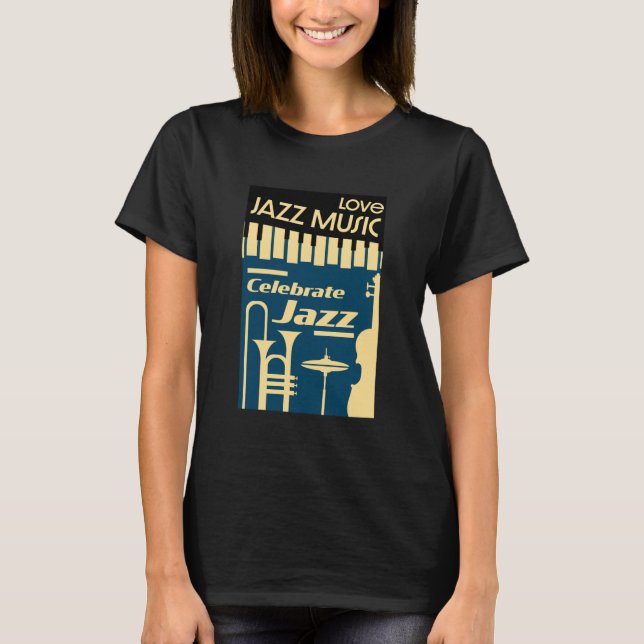 Jazzfestivals und Konzerte T - Shirt (Vorderseite)