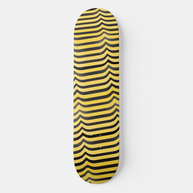 Jazzige Niedliche Blüte Skateboard (Vorderseite)