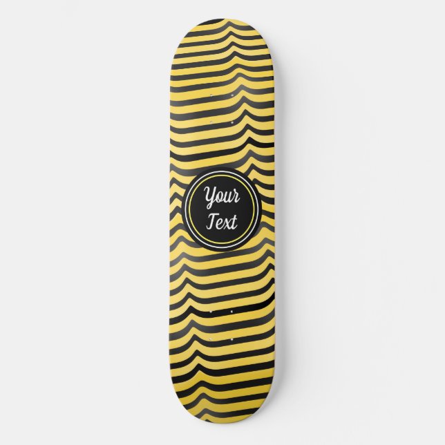 Jazzige Niedliche Blüte Skateboard (Vorderseite)