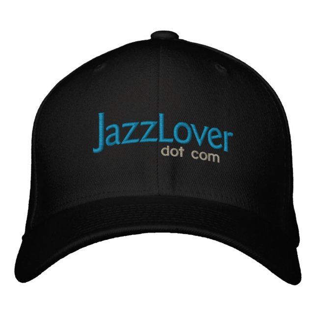 JazzLover Hat Wool Blend Bestickte Kappe (Vorderseite)