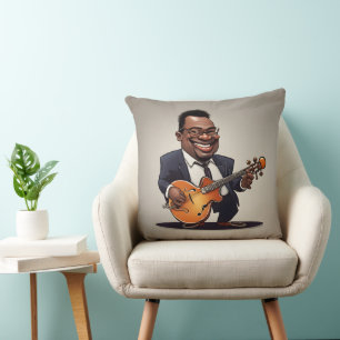 Jazzmusiker Kissen