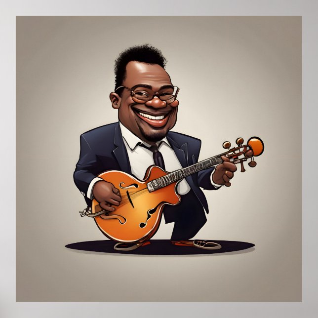 Jazzmusiker Poster (Vorne)