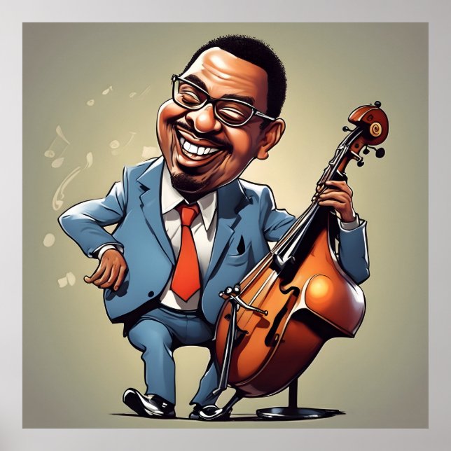 Jazzmusiker Poster (Vorne)