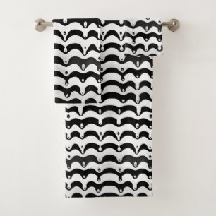 Jazzy Black & White Meling Zebra Stripes