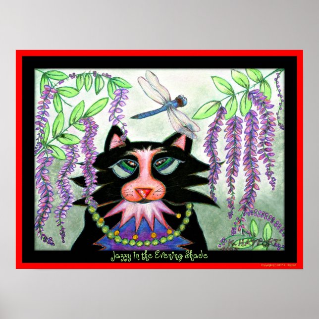 Jazzy im Abend Shade Poster (Vorne)