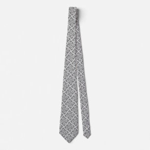 Jazzy Instruments Black and White Neck Tie Krawatte