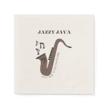 Jazzy Java-Coffee Beans-Saxophon-