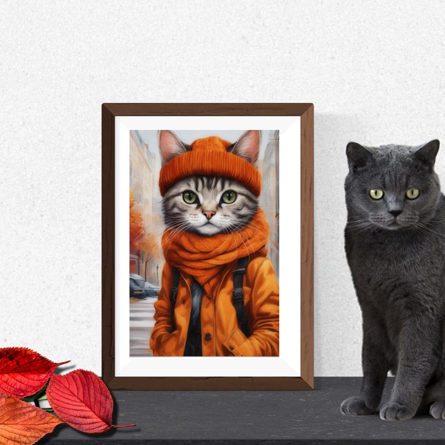 Jazzy Kitty - October Vibes Poster (Von Creator hochgeladen)
