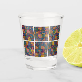 Jazzy Riff Geometrisches Shotglas Schnapsglas