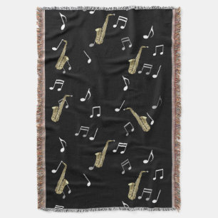 Jazzy Saxophon & Musical Notes Decke