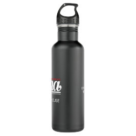 JBHS VMA Black mit weißem Logo anpassbar Edelstahlflasche