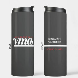 JBHS VMA Black mit weißem Logo anpassbar Thermosbecher