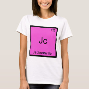 JC - Chemie-Element in Jacksonville City Symbol T T-Shirt