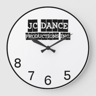 JC Dance Productions, Inc.-Uhr Große Wanduhr