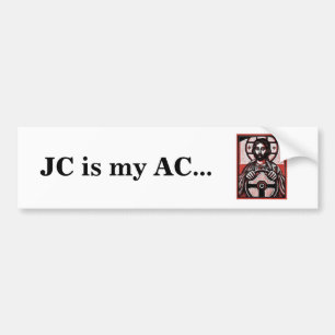 JC ist mein Wechselstrom… Autoaufkleber