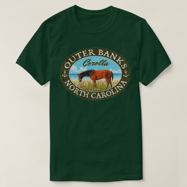 JCombs Corolla, Äußere Banken, NC, mit Corolla Wil T-Shirt (Design vorne)
