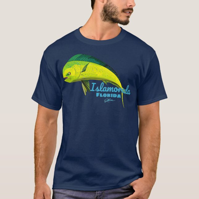 JCombs Islamorada Florida Mahi T-Shirt (Vorderseite)