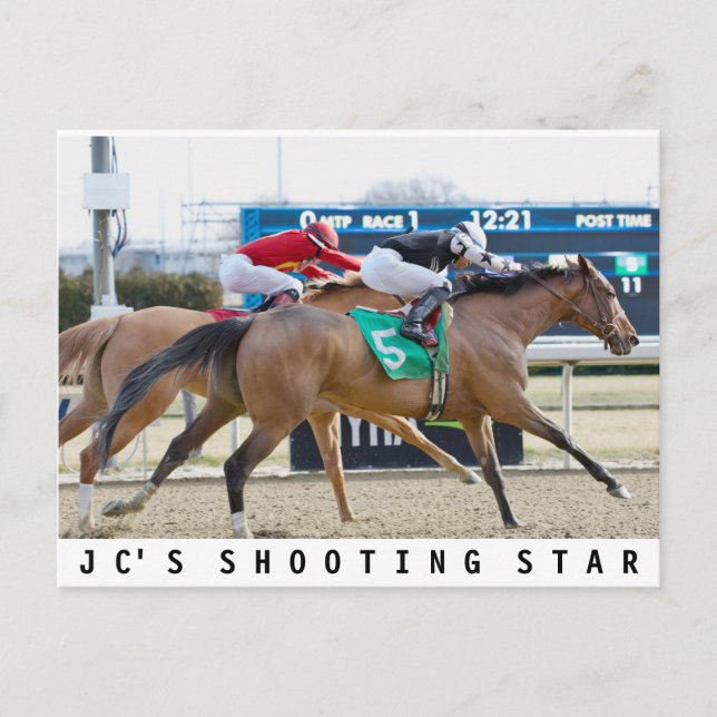 JC's Shooting Star - Manny Franco Postkarte (Vorderseite)