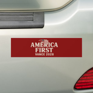 JD Vance 2028 America First Konservativ Autoaufkleber
