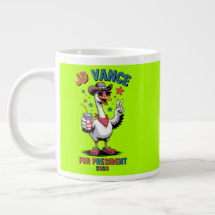 JD Vance 2028 America First Konservativer Jumbo-Tasse