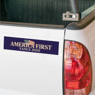 JD Vance 2028 Amerika zuerst Konservativ Autoaufkleber