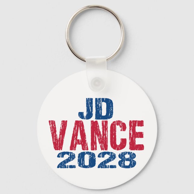 JD Vance 2028 (dis) Schlüsselanhänger (Vorderseite)
