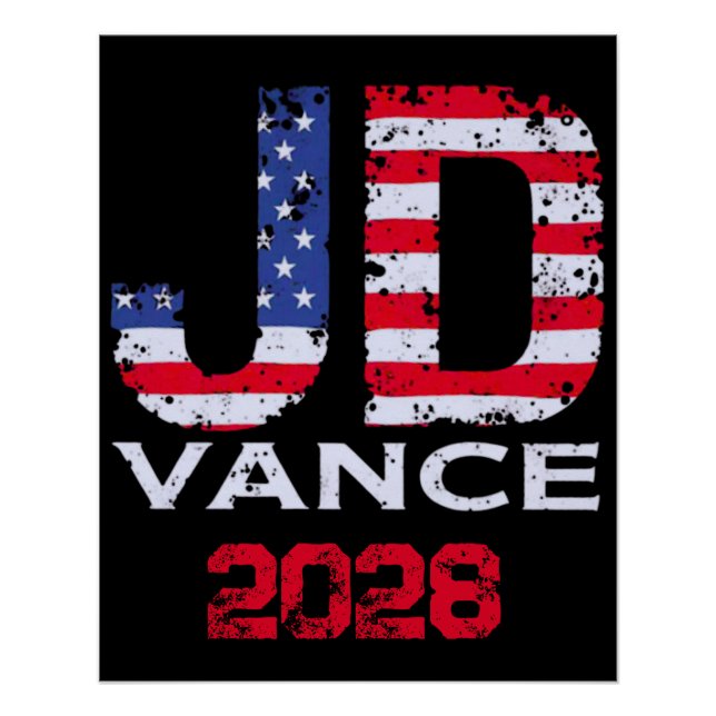 JD Vance 2028 Poster (Vorderseite)