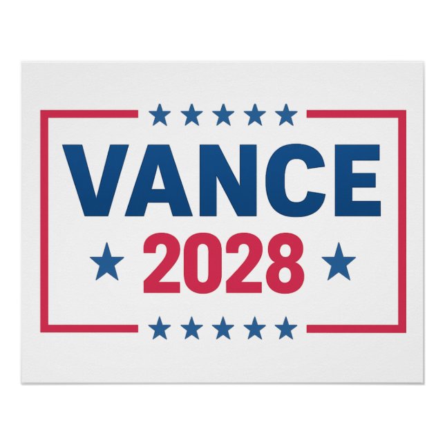JD Vance 2028 Poster (Vorderseite)