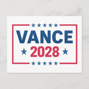 JD Vance 2028 Postkarte