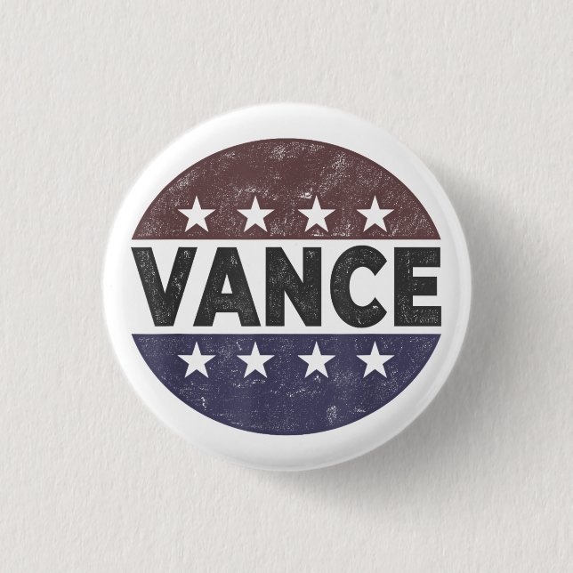 JD Vance 2028 Präsident Button (Vorderseite)